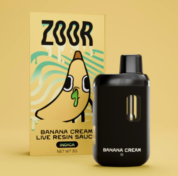 Zoor Banana Cream Disposable